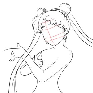 dibujando a sailor moon