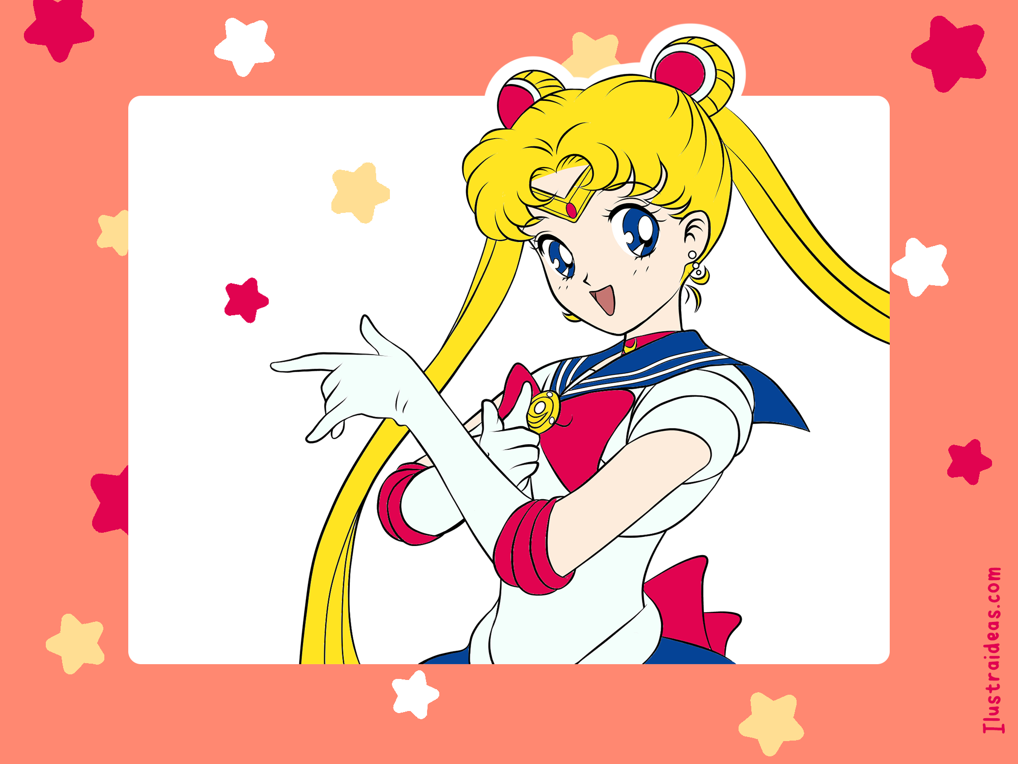Dibujando a Sailor Moon