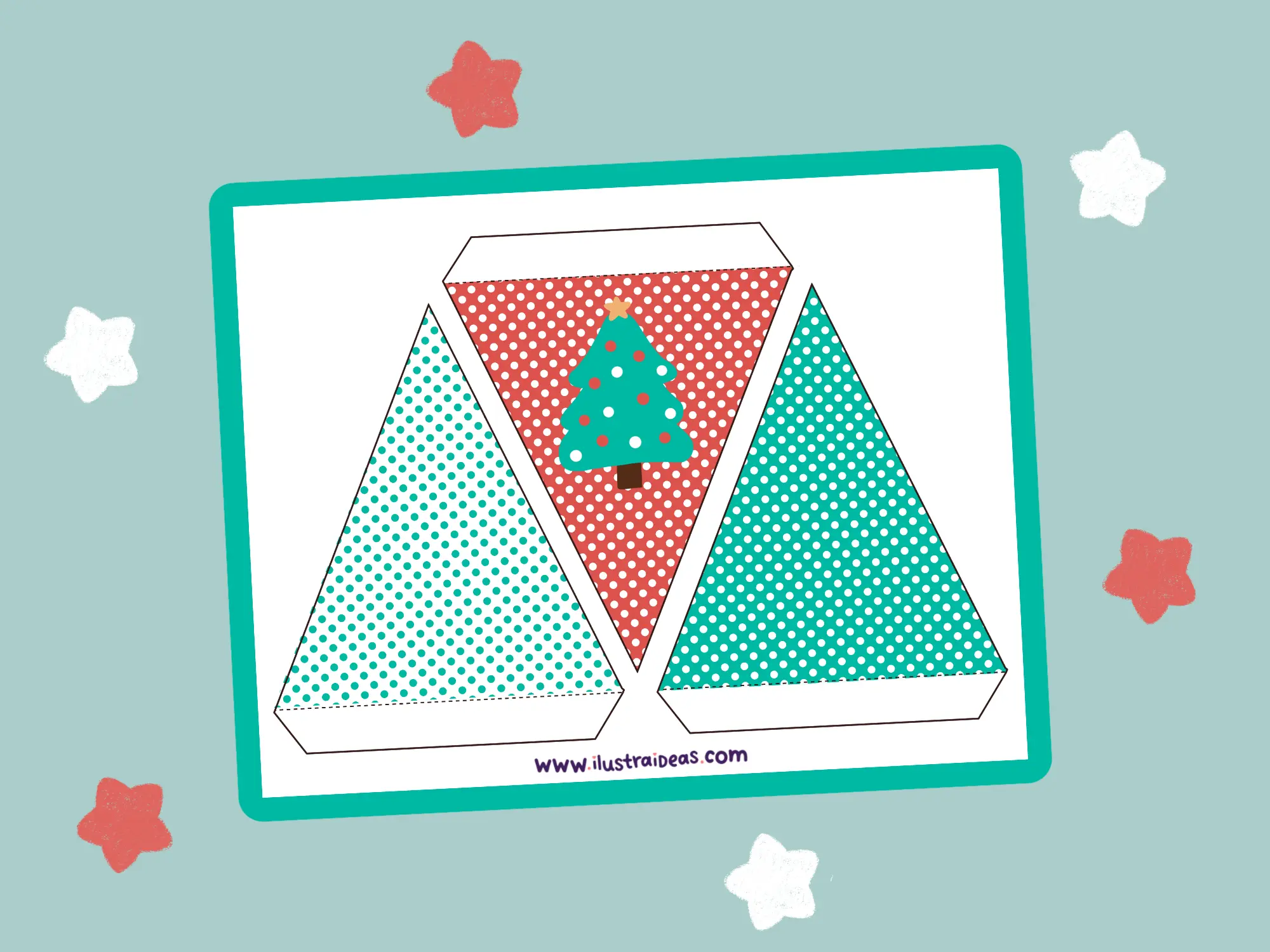 Banderines Navideños