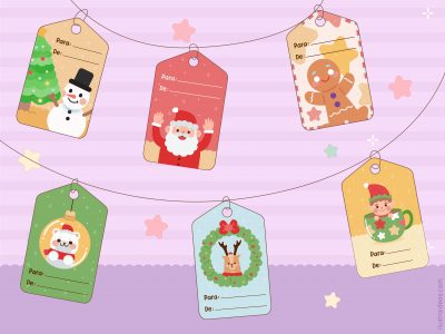 Tarjetas navideñas kawaii N°1