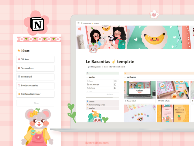 Notion template: Organiza tu tienda online