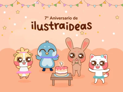 Cumplimos 7 años en Ilustraideas