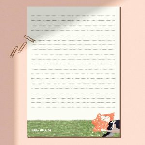 Esquela y sobre Evolet