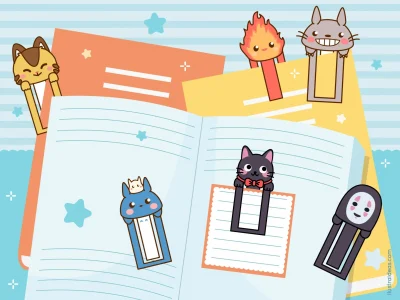 Separadores n°3: Personajes del Studio Ghibli