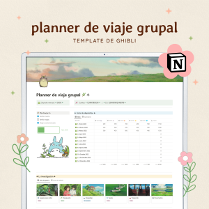 planner de viaje grupal