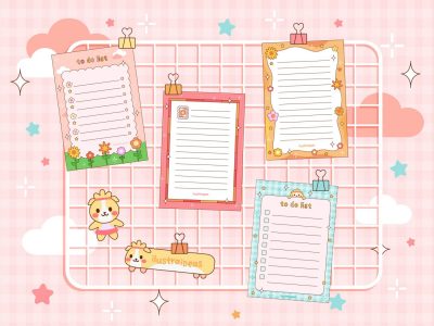 4 Memo pads kawaii para imprimir gratis