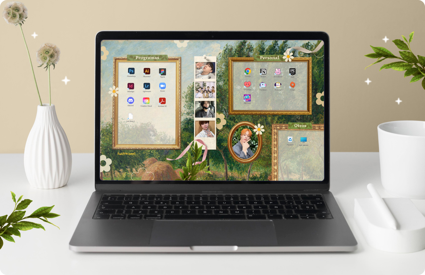 Art K-POP: 7 wallpapers organizadores