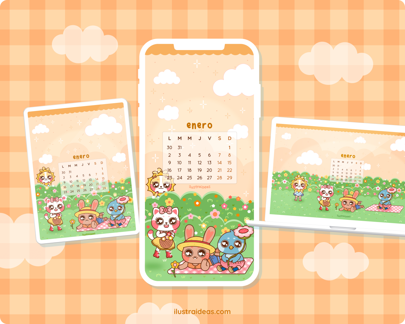 fondo de pantalla de enero