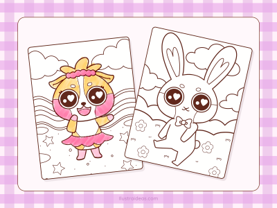 Dibujos para Colorear #02 ∣ Ilustraideas