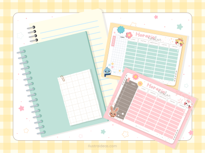 Horarios Escolares ∣ Ilustraideas