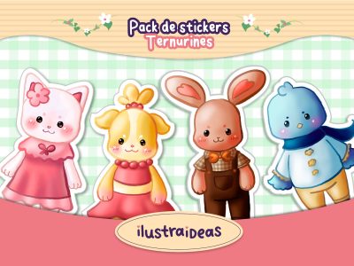 Fiebre Ternurín en stickers