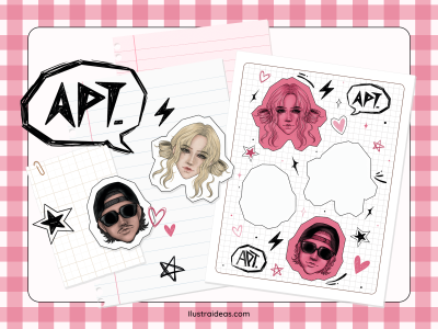 Stickers ∣ ROSÉ & Bruno Mars - APT.
