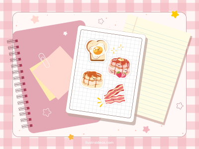 Stickers ∣ Hora del Desayuno