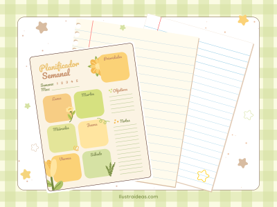 Planner ∣ Flores de Verano