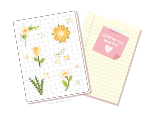 Stickers ∣ Flores de Verano