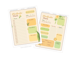 Planner Diario ∣ Flores de Verano Planner Diario ∣ Flores de Verano