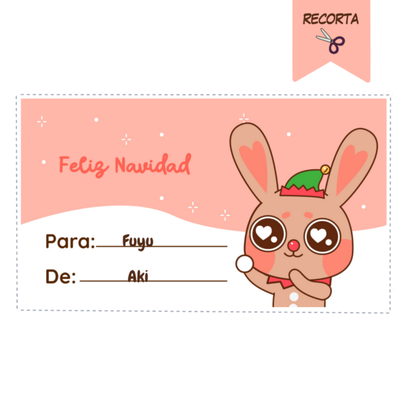 Crea una tarjeta de navidad con Aki