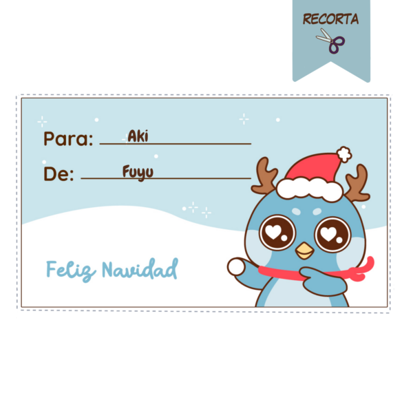 Crea una tarjeta de navidad con Aki
