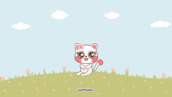 Wallpaper Haru Corona de Flores